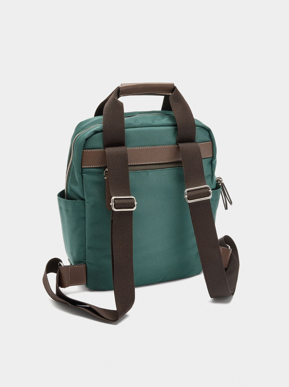 Nylon backpack with pendant