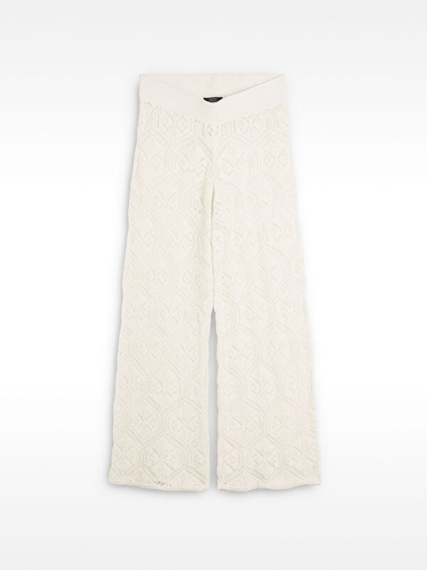 Crochet trousers