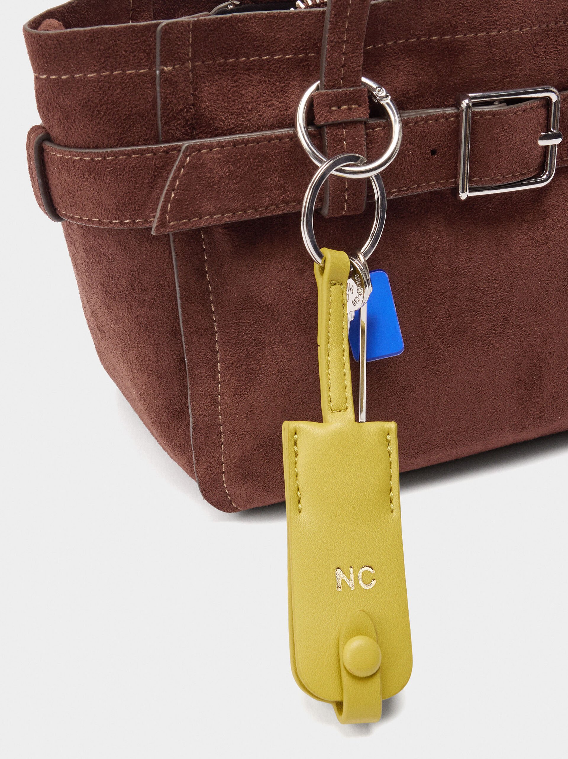 Tote bag with belt and pendant image number 1.0