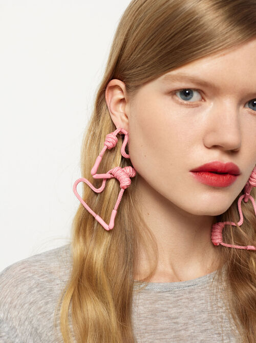 Online Exclusive - Knotted Heart Earrings