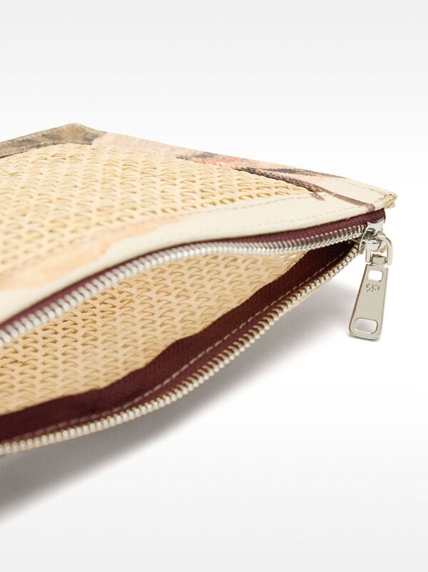 Multipurpose bag with rattan