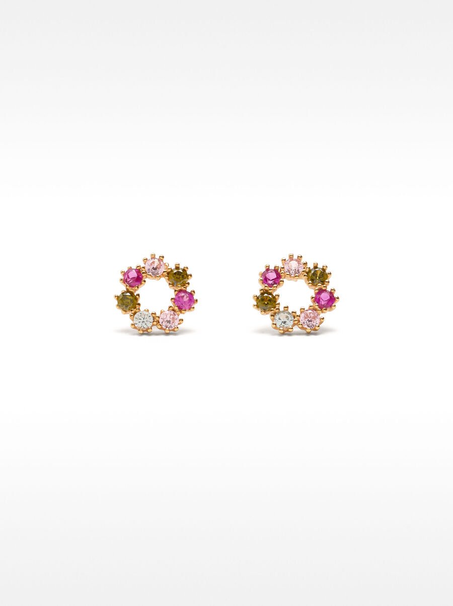 Orecchini multicolore con zirconi – argento sterling 925