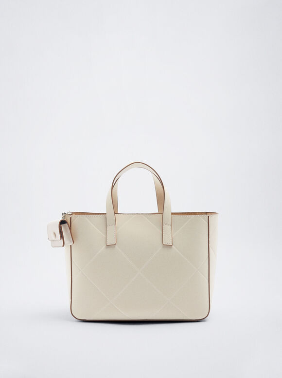 Everyday Tote Bag, Ecru, hi-res