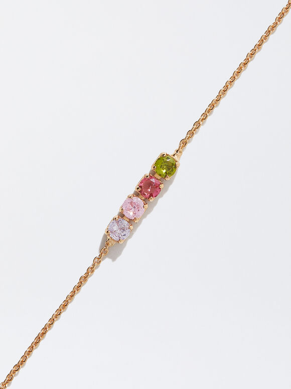 Bracelet With Crystals, Multicolor, hi-res
