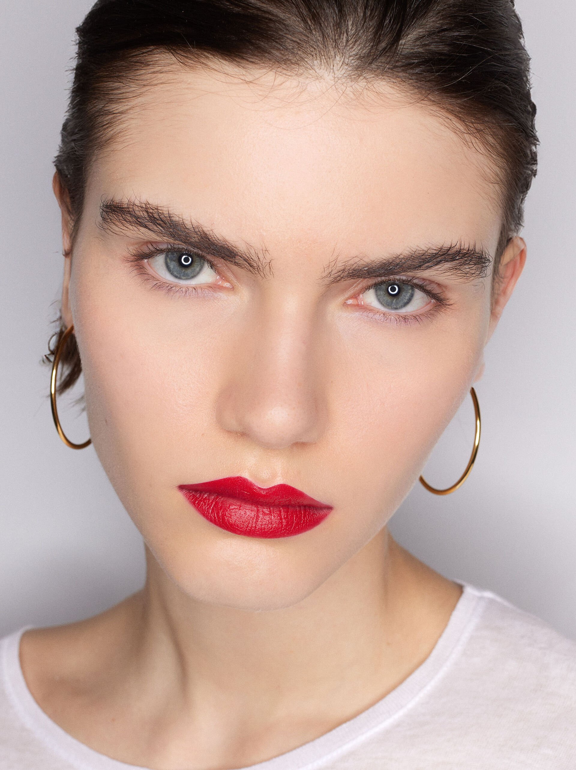 Short 925 silver hoop earrings image number 1.0
