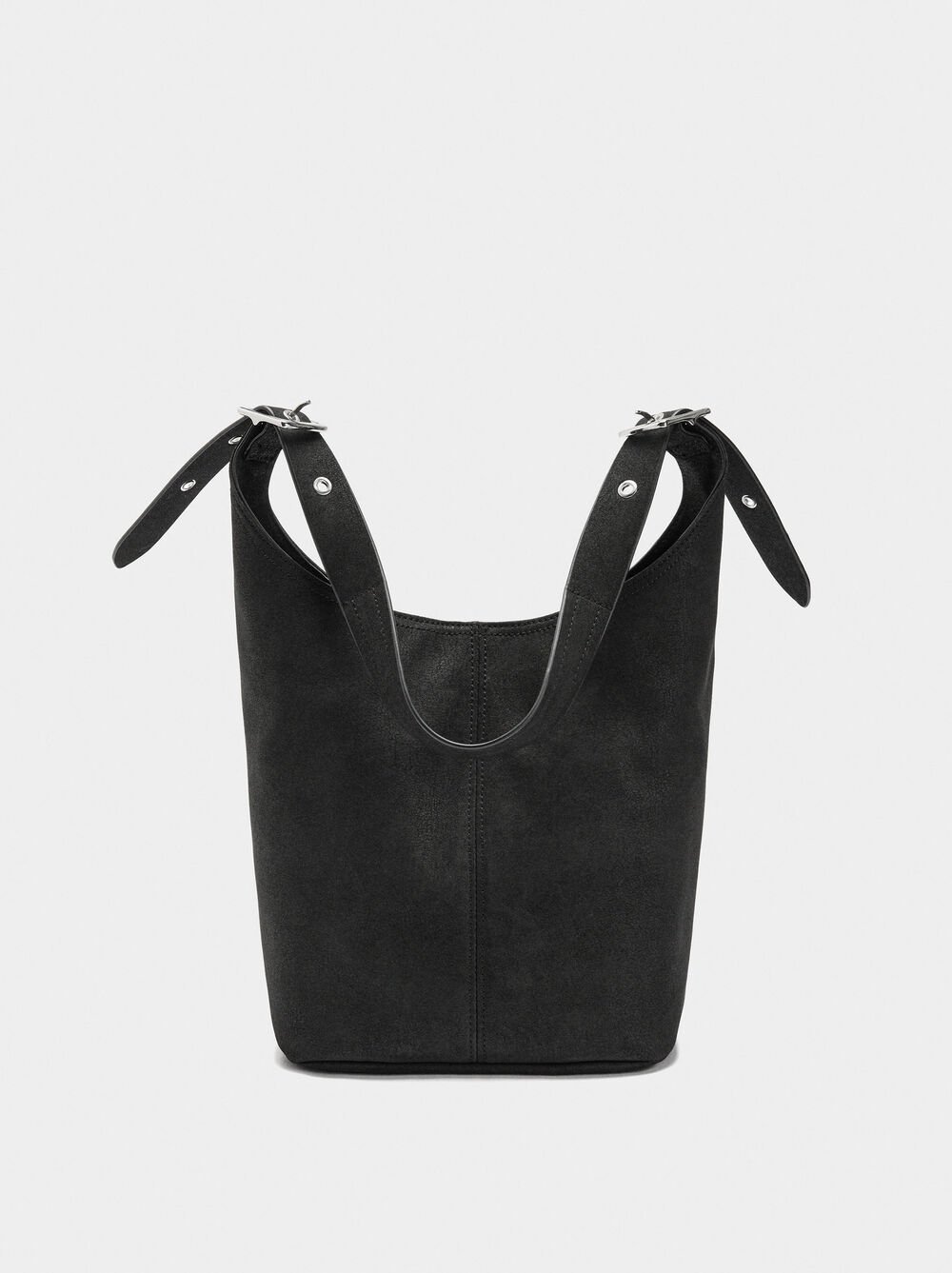 Sac à épaule avec effet cuir