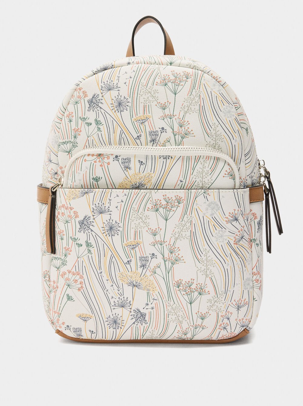 Printed floral backpack