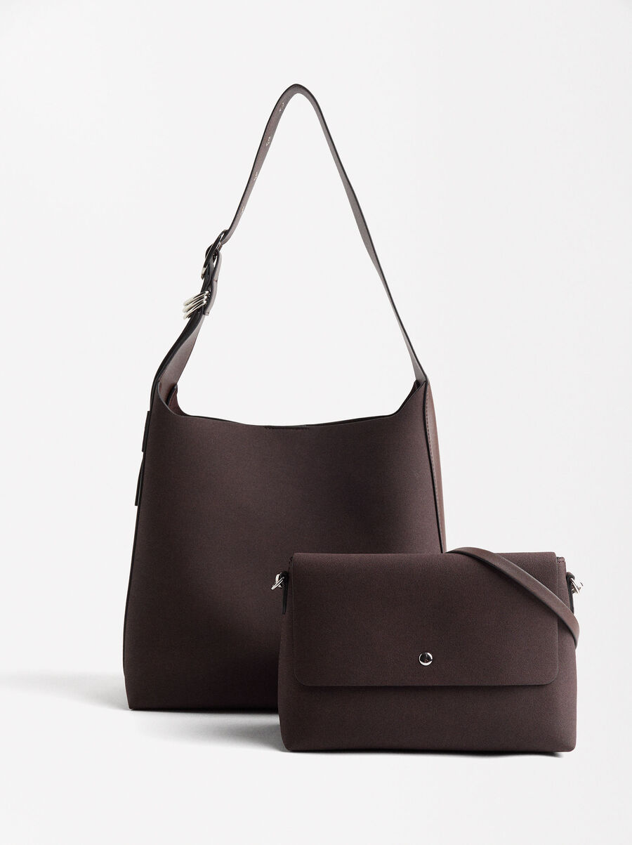 Borsa a tracolla con borsa a tracolla