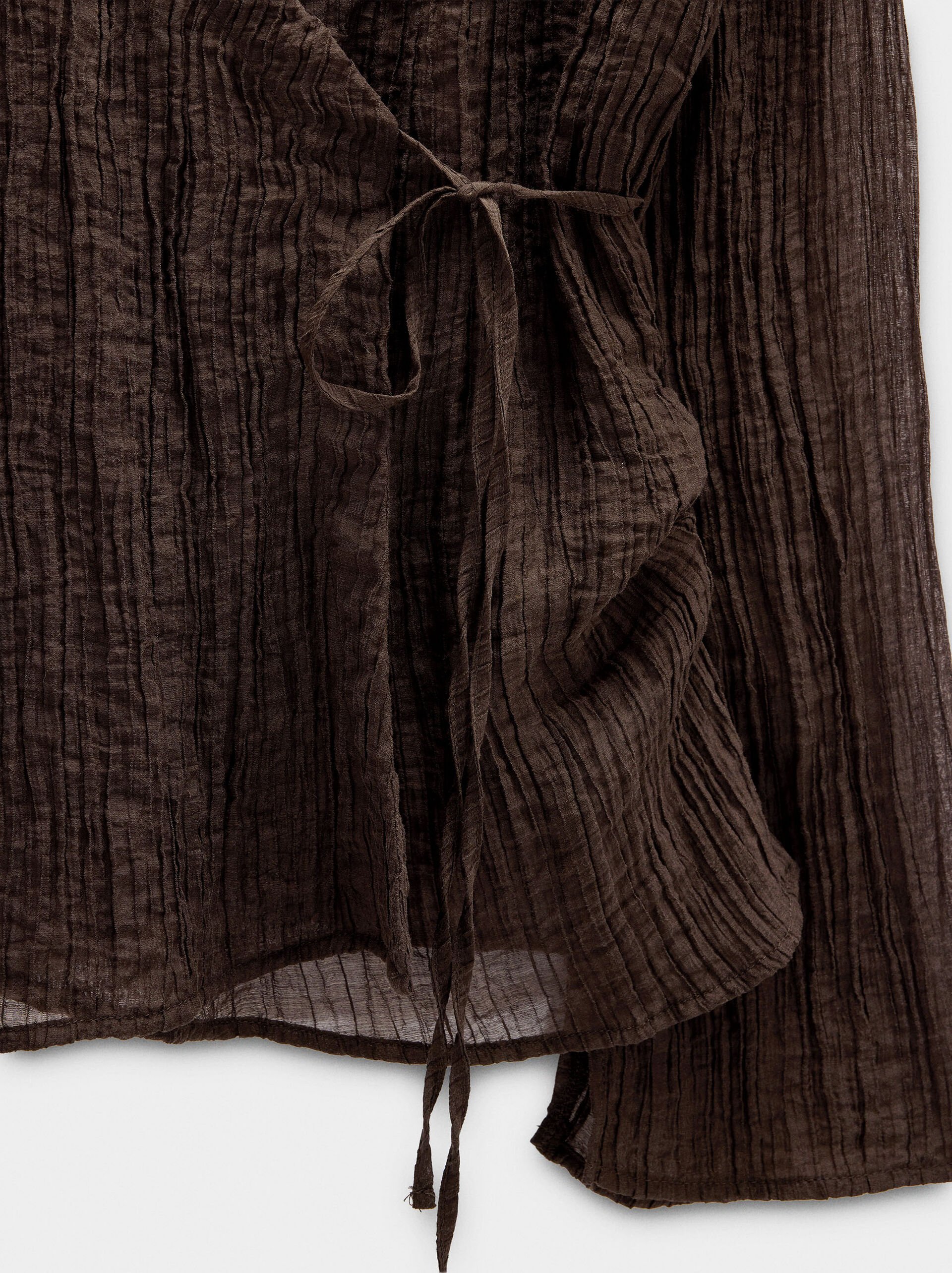 Wrinkled effect blouse image number 5.0