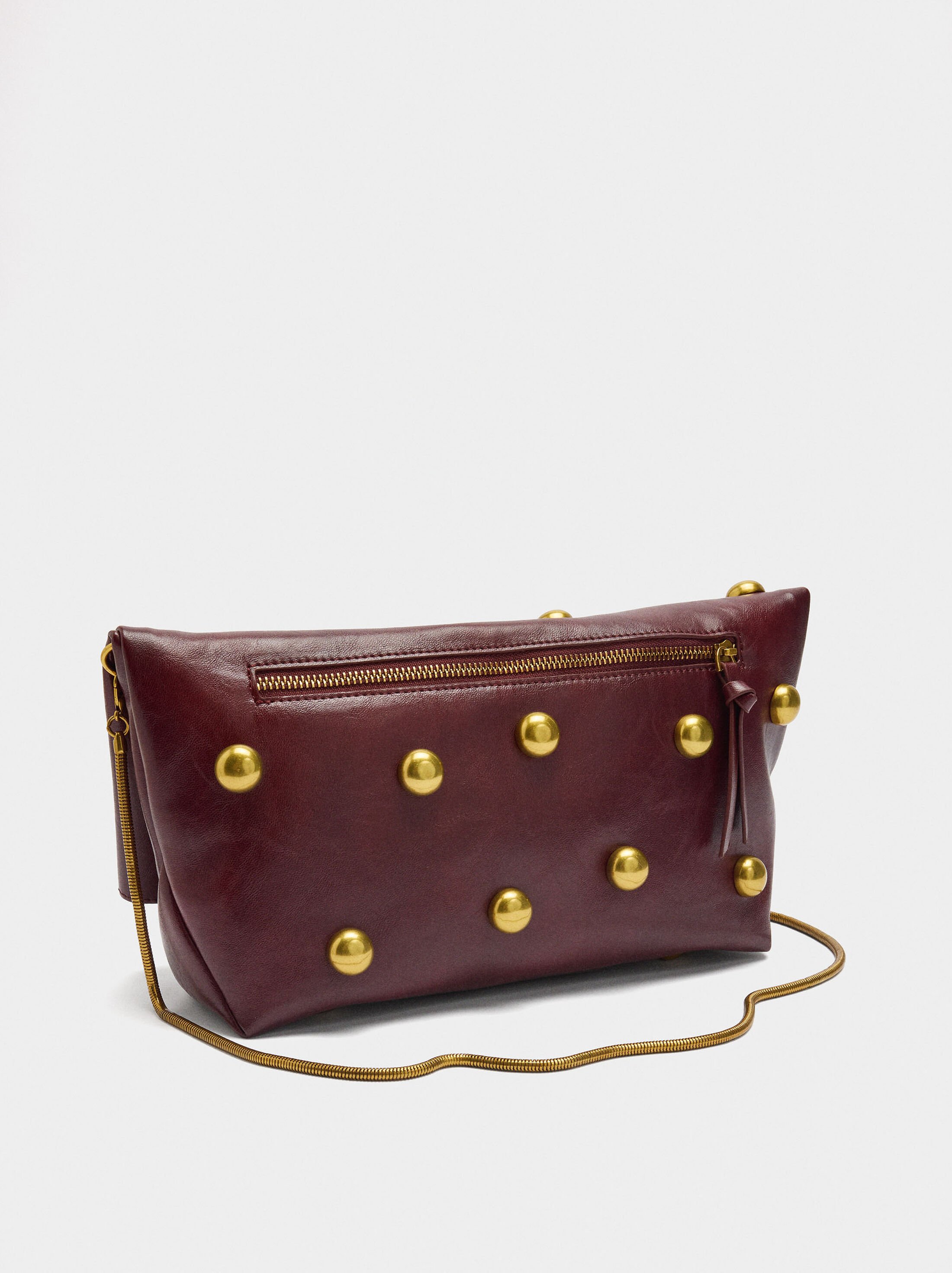 Handbag with spheres and flap image number 3.0