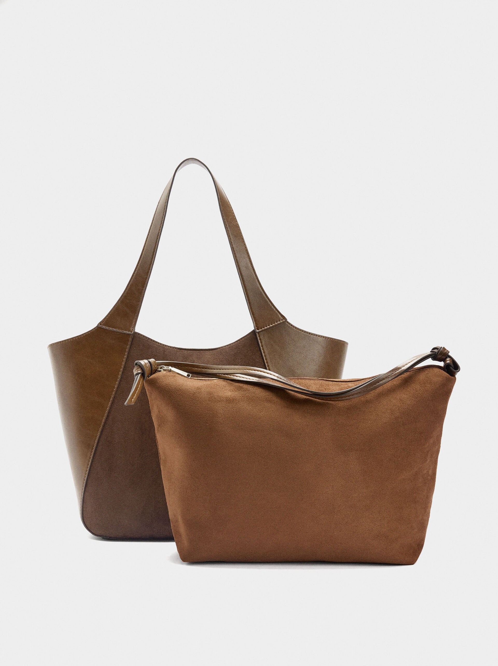 Shopper bag with removable pouch image number 1.0