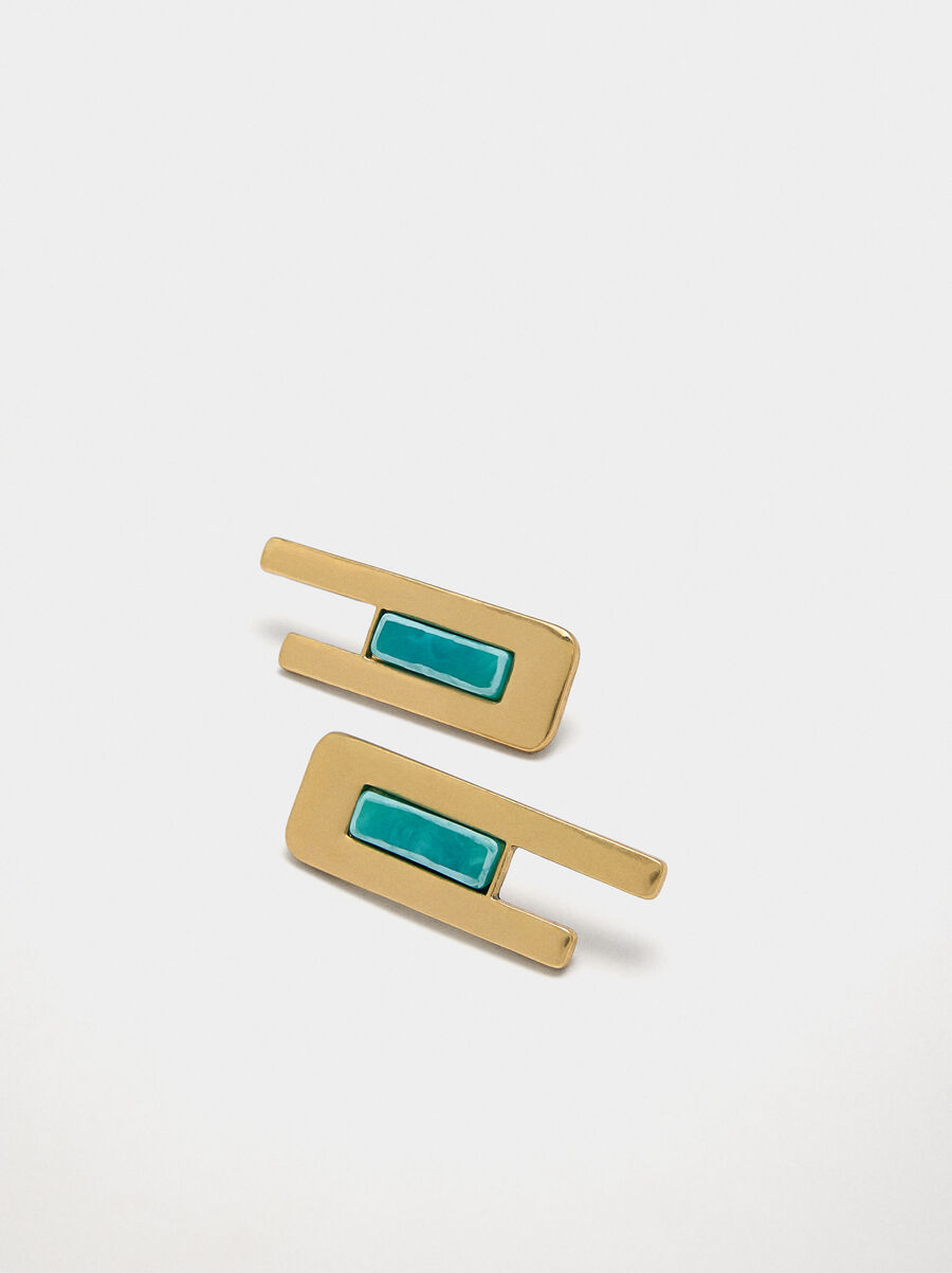 Maxi elongated earrings