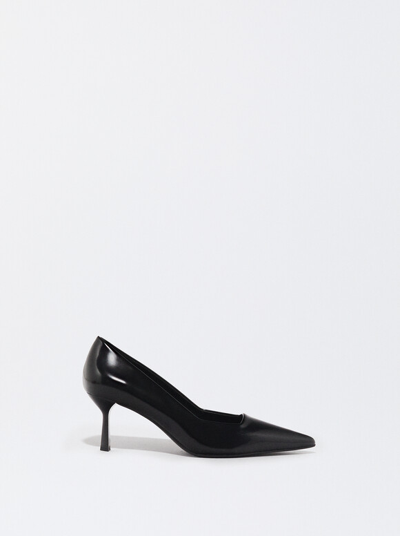 High-Heeled Shoe, Black, hi-res