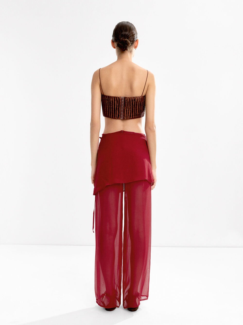 Silk pants