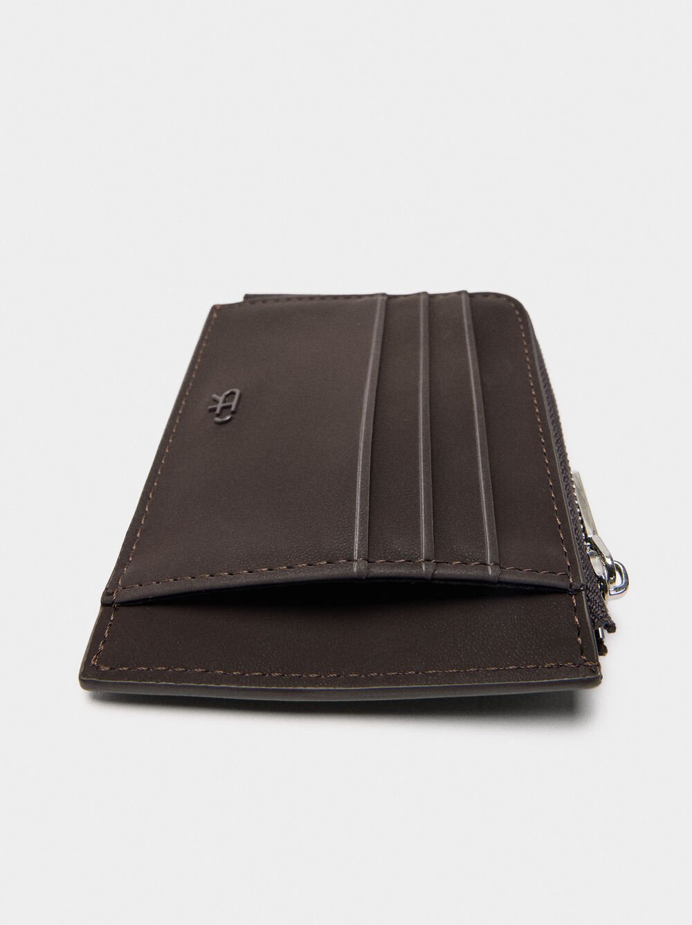 Card holder with soft texture