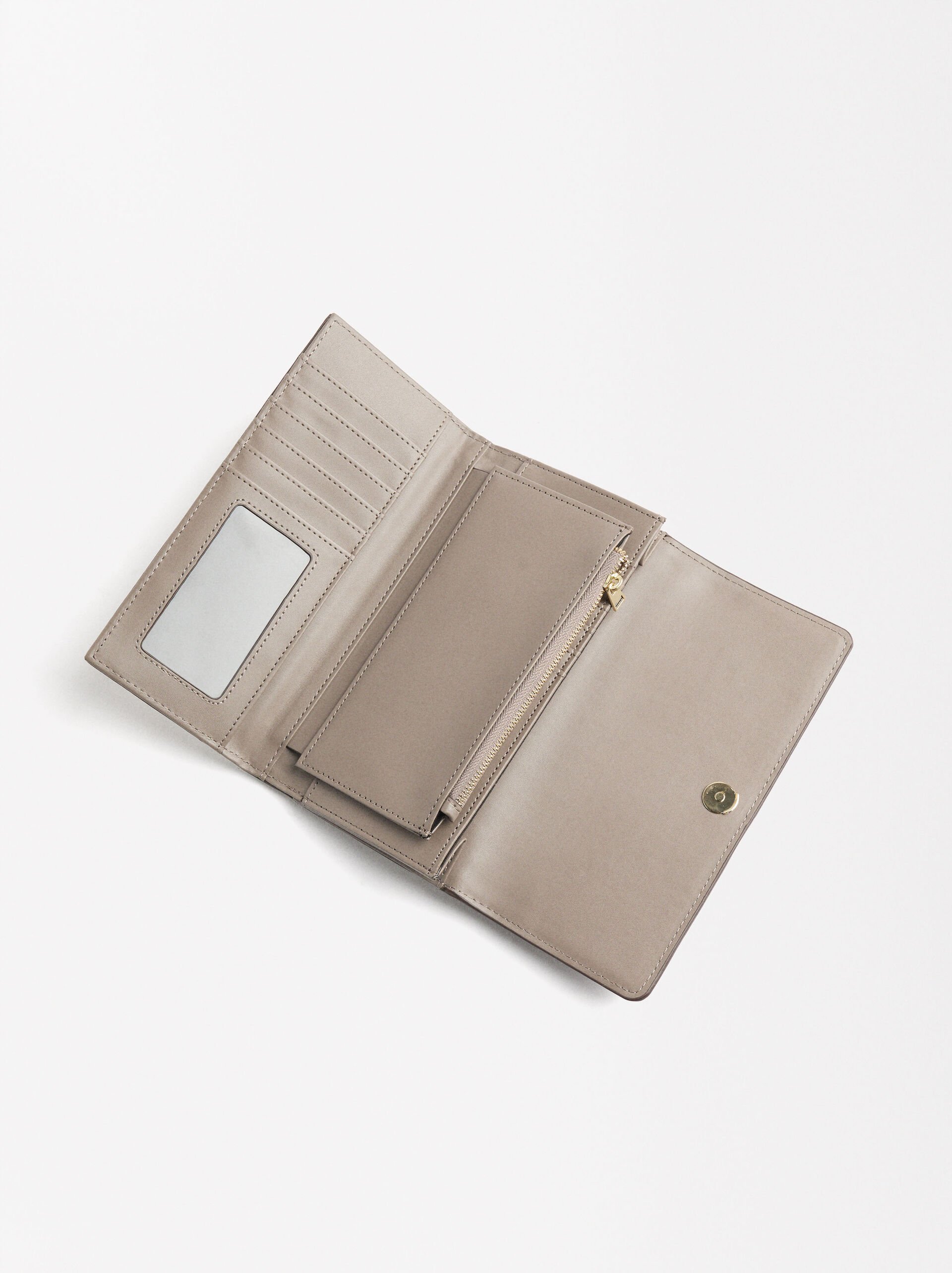 Wallet with flap closure image number 3.0