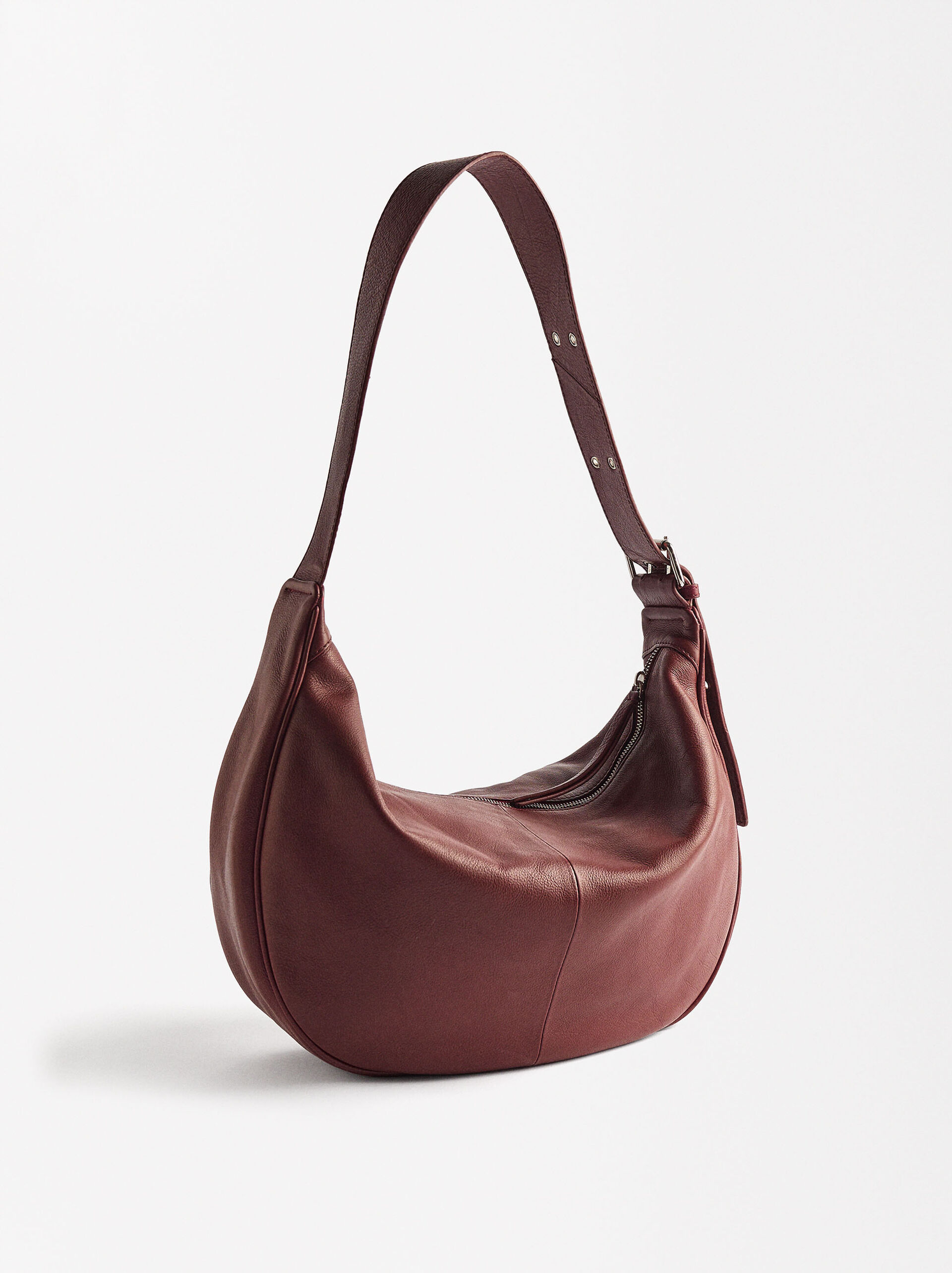 Bolso de hombro de piel L - personalizado image number 3.0
