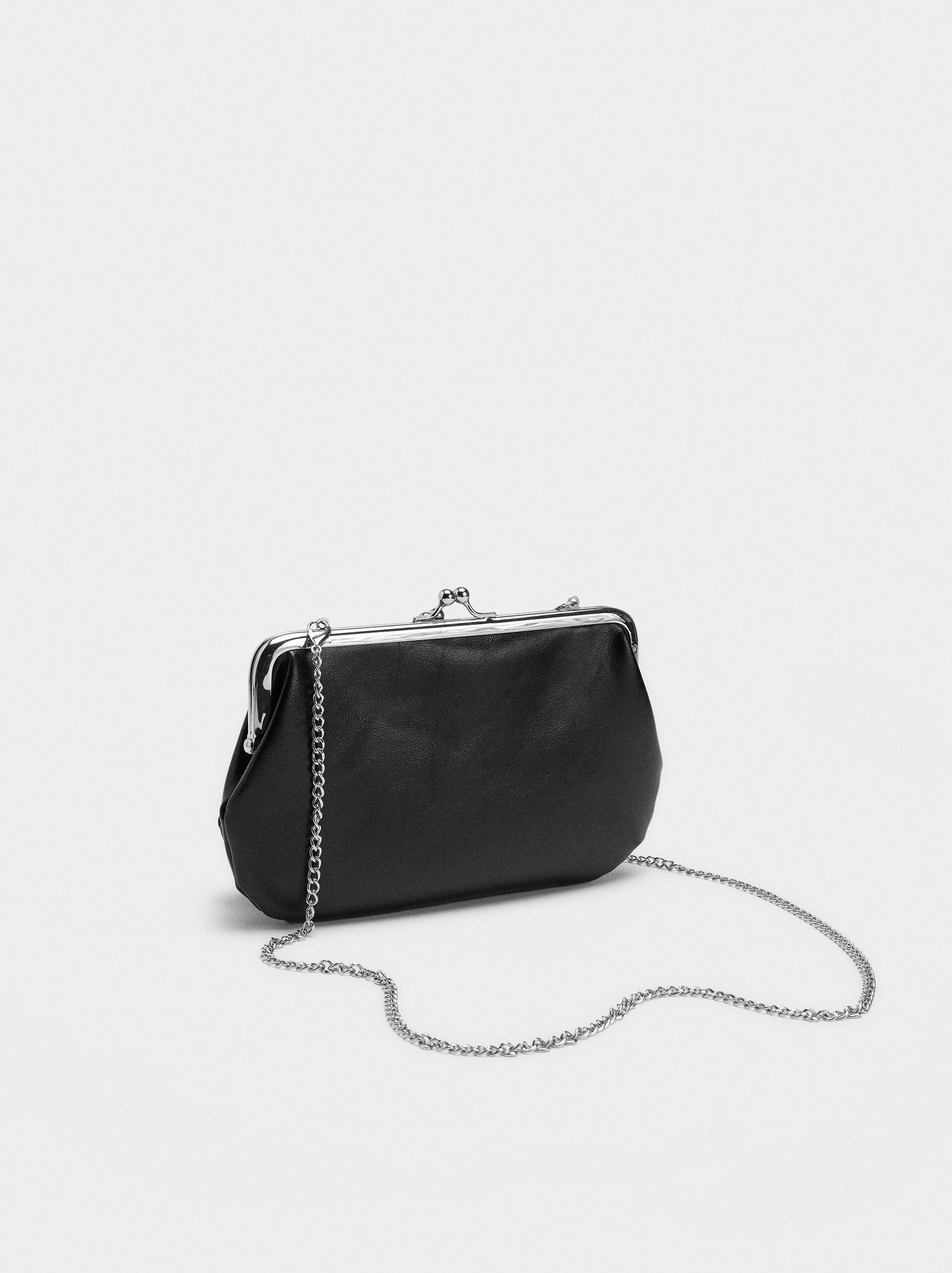Clasp frame handbag image number 3.0