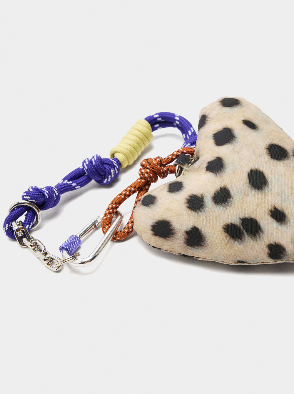 Heart keychain charm