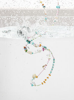Multicoloured Necklace With Stones image number 0.0