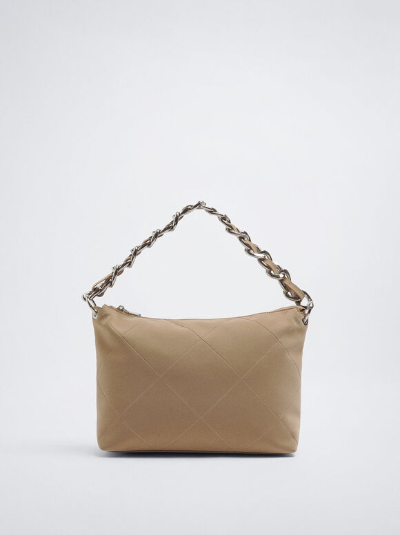 Shoulder Bag With Chain, , hi-res