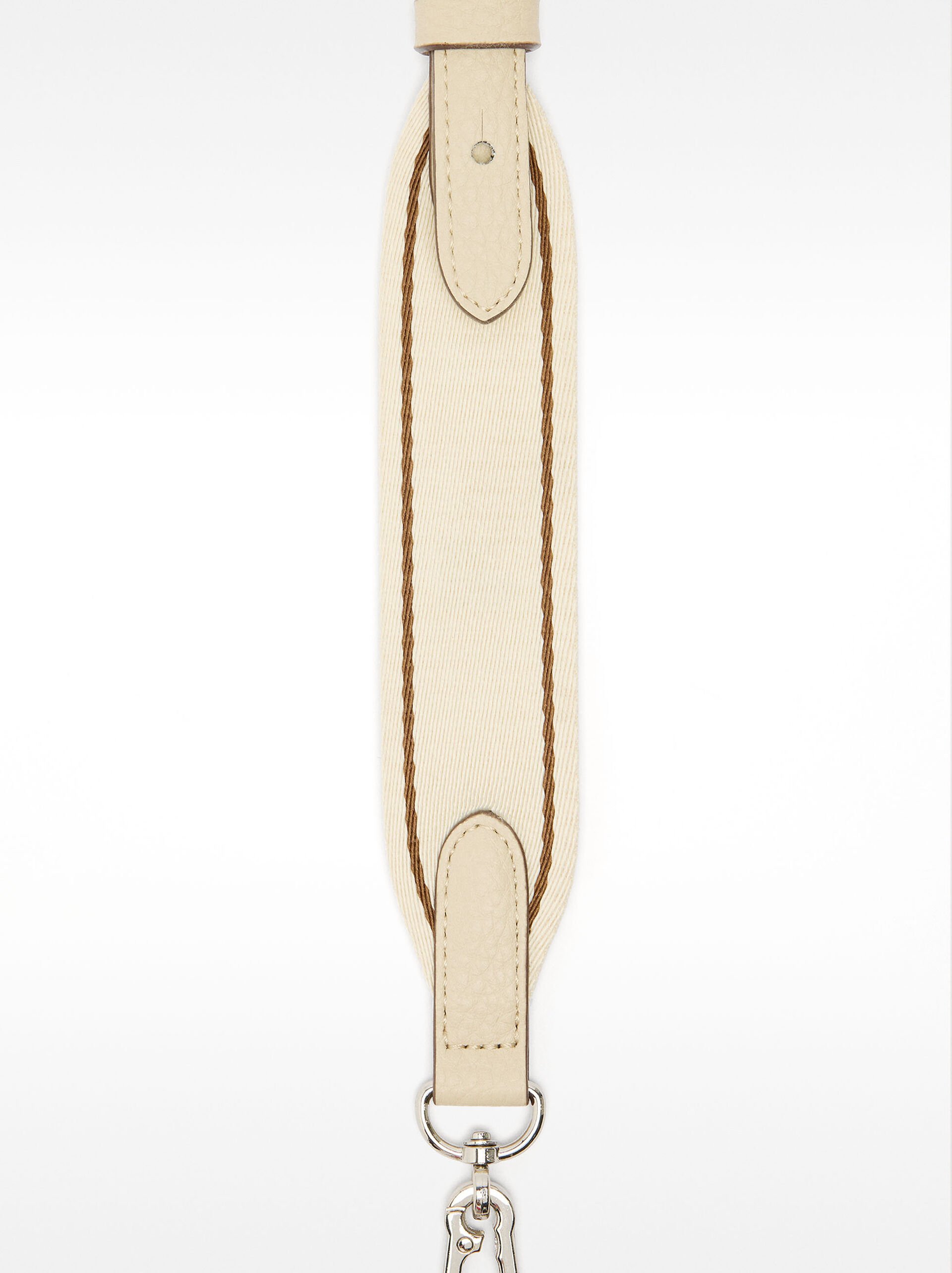 Crossbody bag with texture and flap closure image number 6.0
