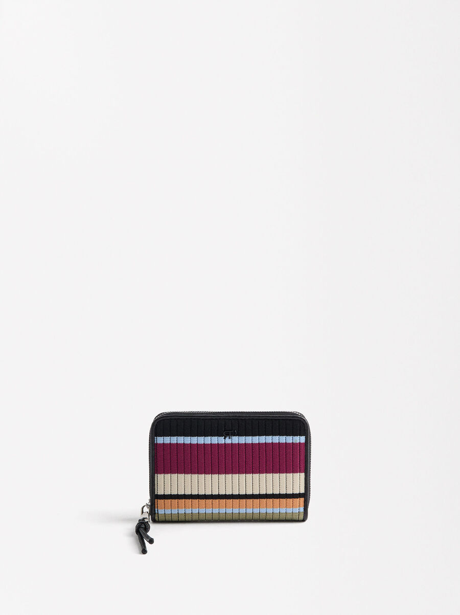 Knitted wallet zipper S