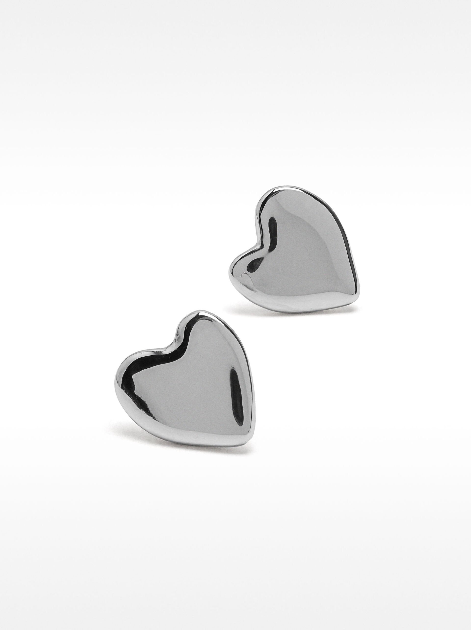 Heart earrings – 925 sterling silver image number 2.0