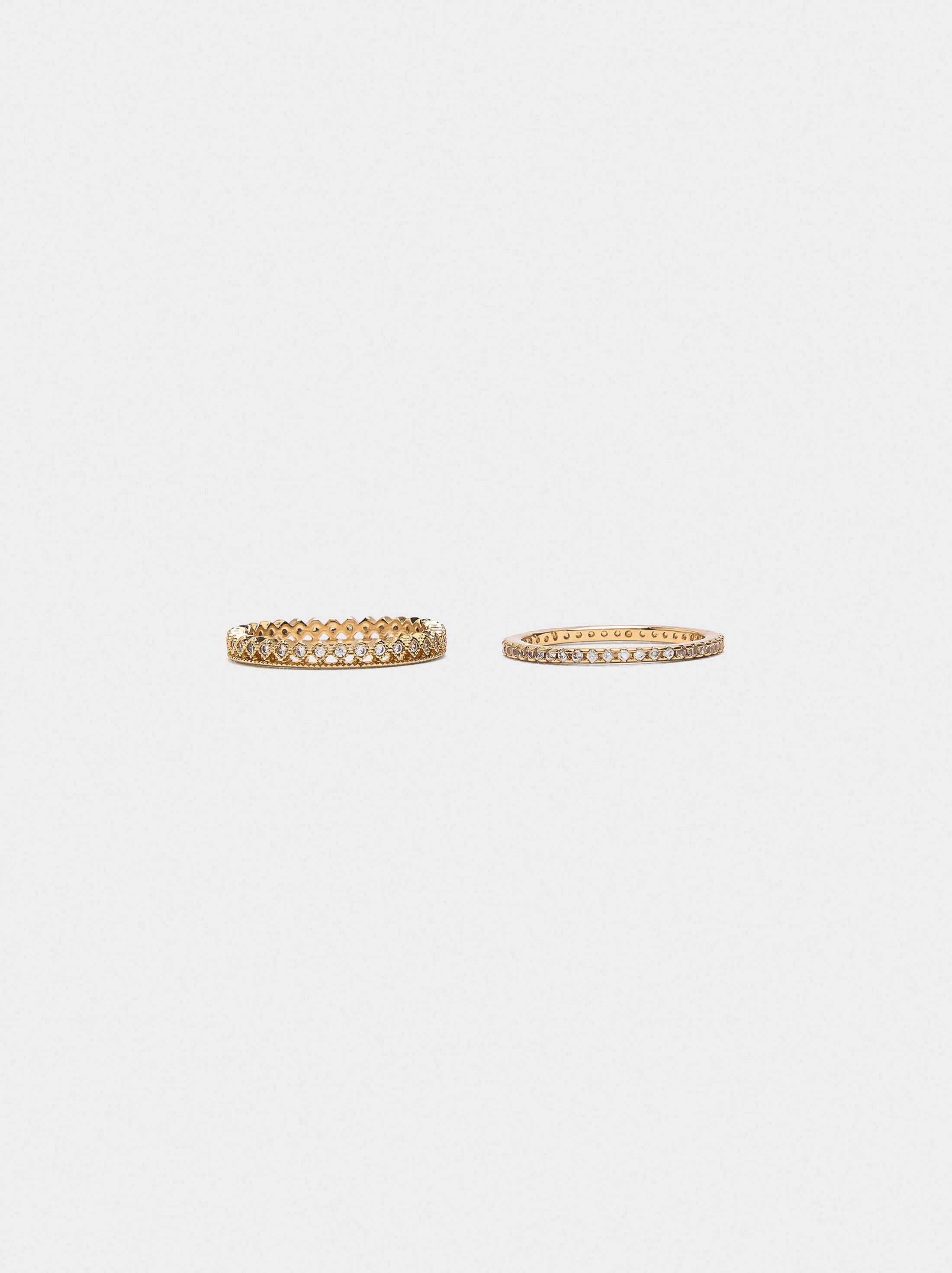 Set de anells amb zirconis image number 1.0