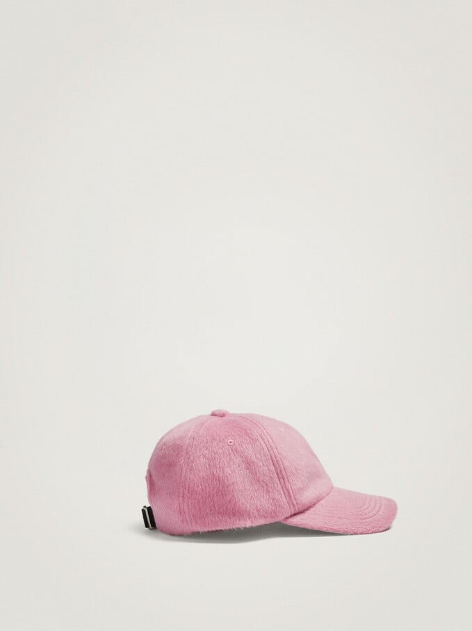 Textured Adjustable Cap, Pink, hi-res