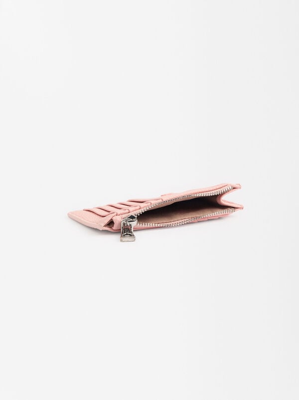 Textured card holder