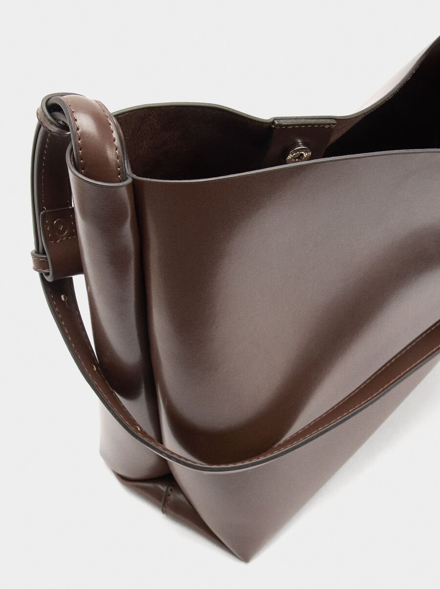 Bolso de hombro liso