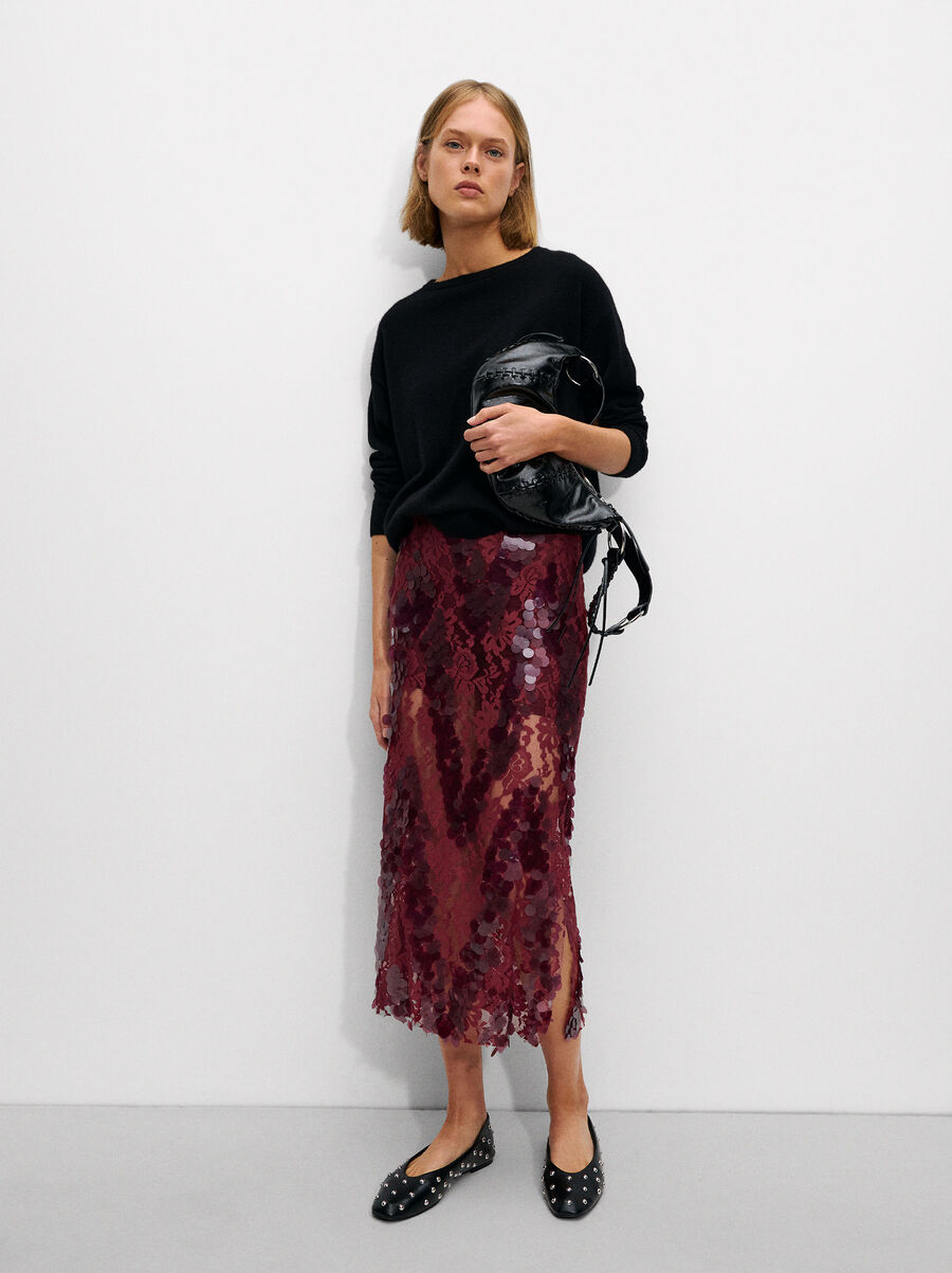 Sequin skirt