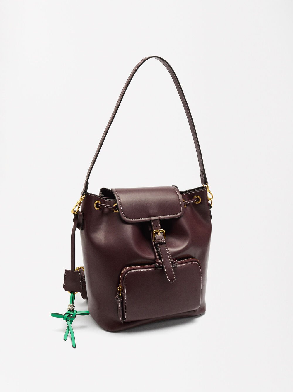 Backpack with crossbody bag strap