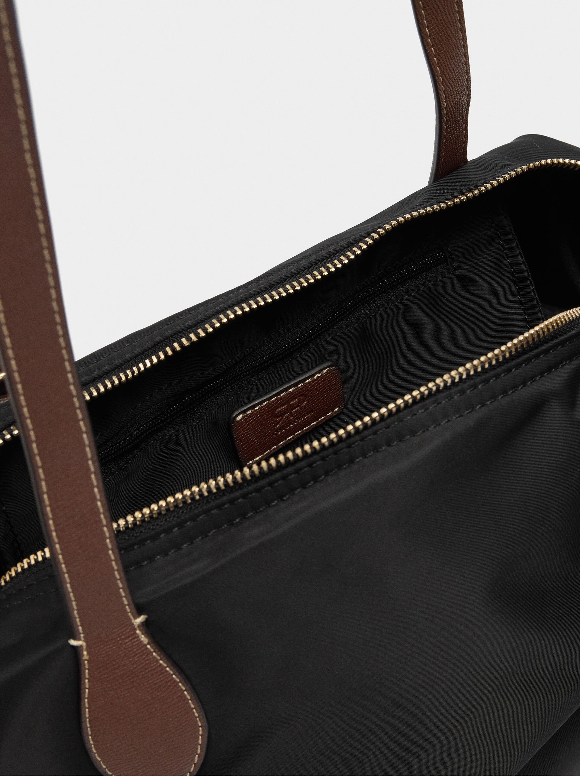 Bolso shopper de nylon L image number 3.0