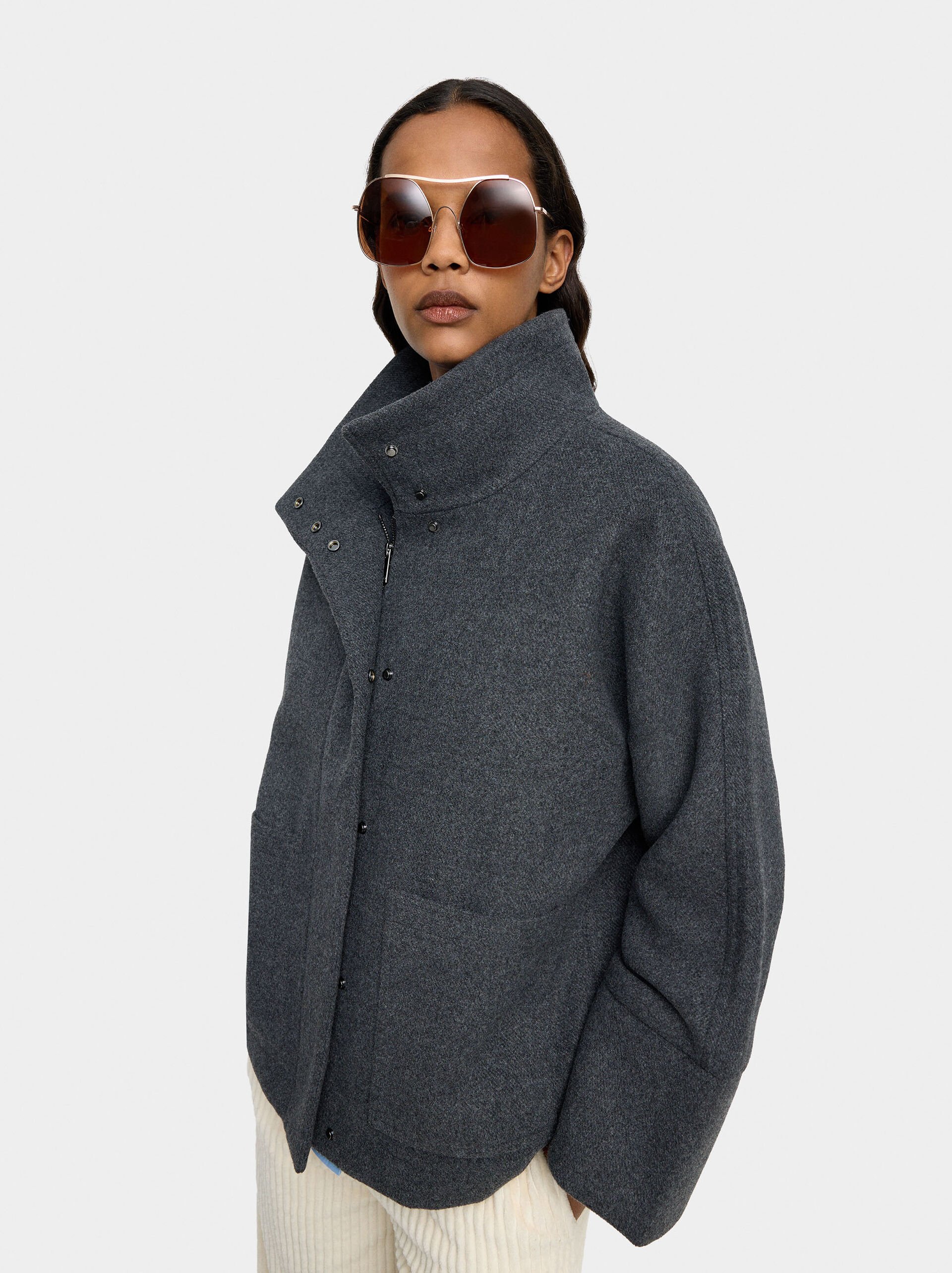 Giacca con collo alto / Cappotto con collo alto image number 1.0