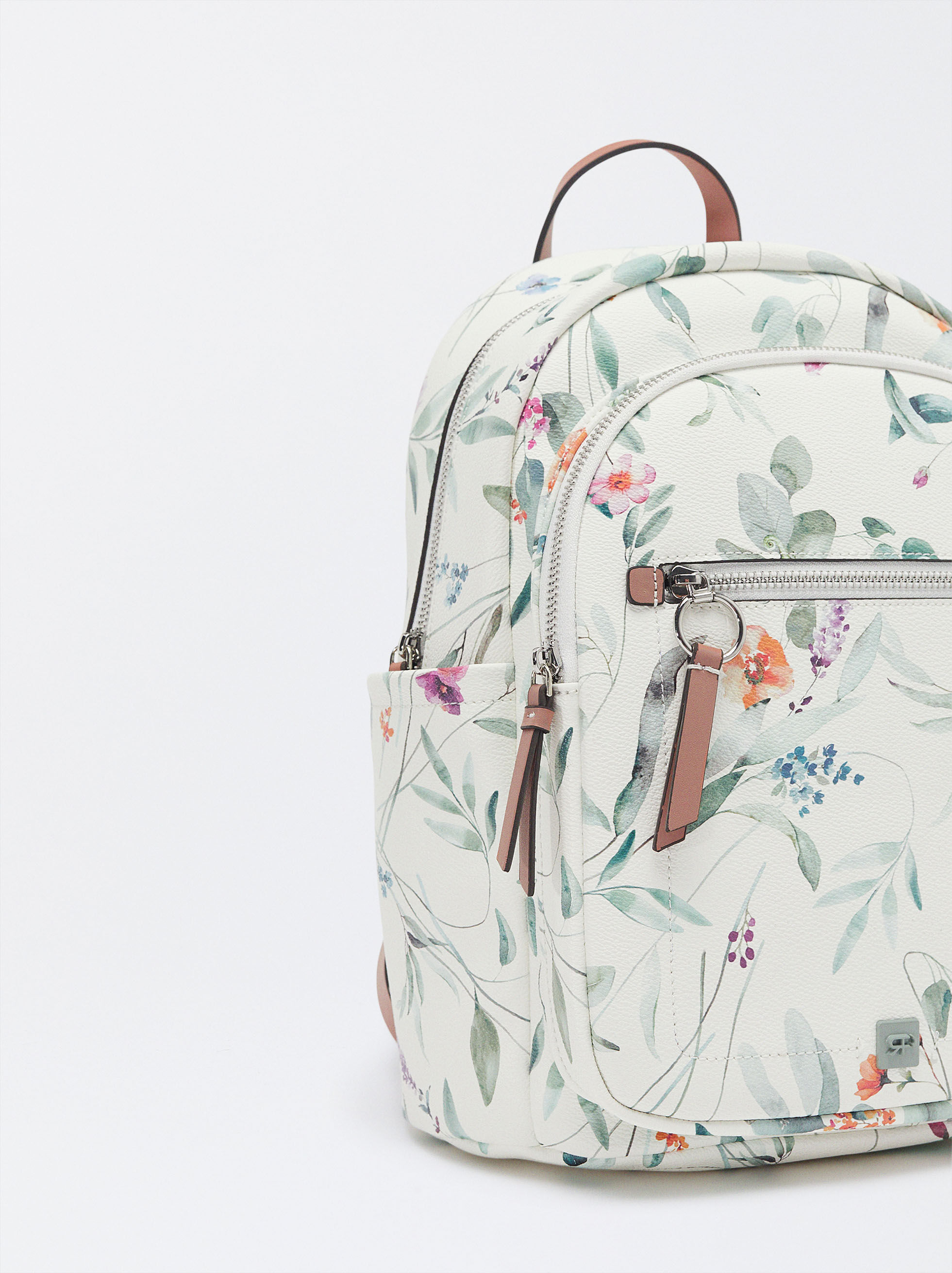 Floral Print Backpack
