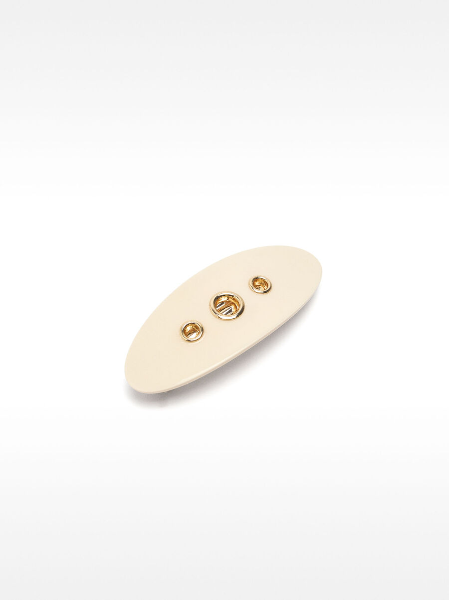 Oval French hair clip