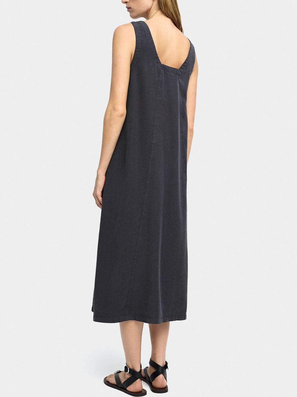 Vestido largo 100% lyocell
