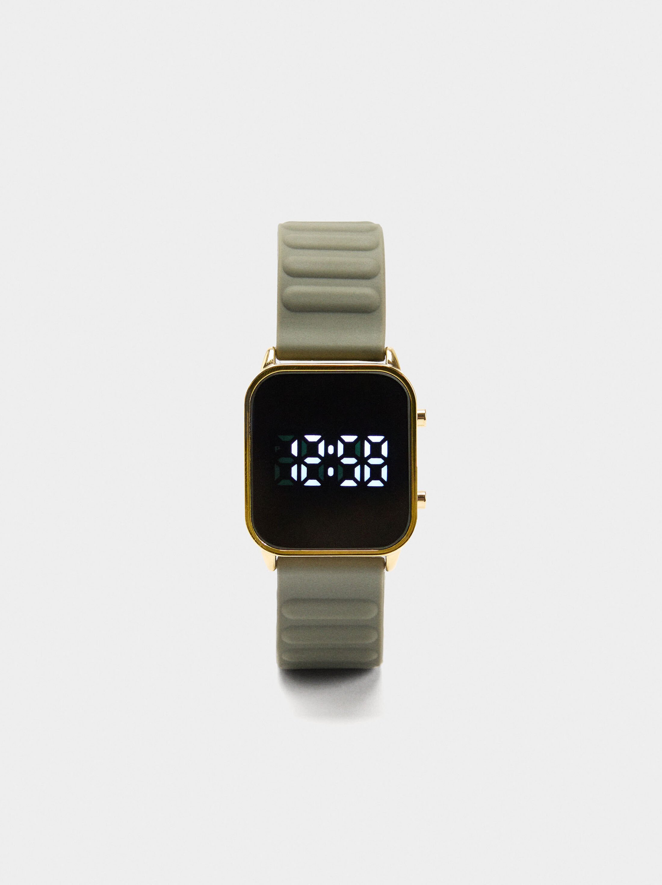 Digital watch with interchangeable straps image number 1.0