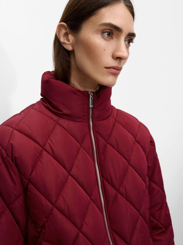 Veste matelassée à col montant