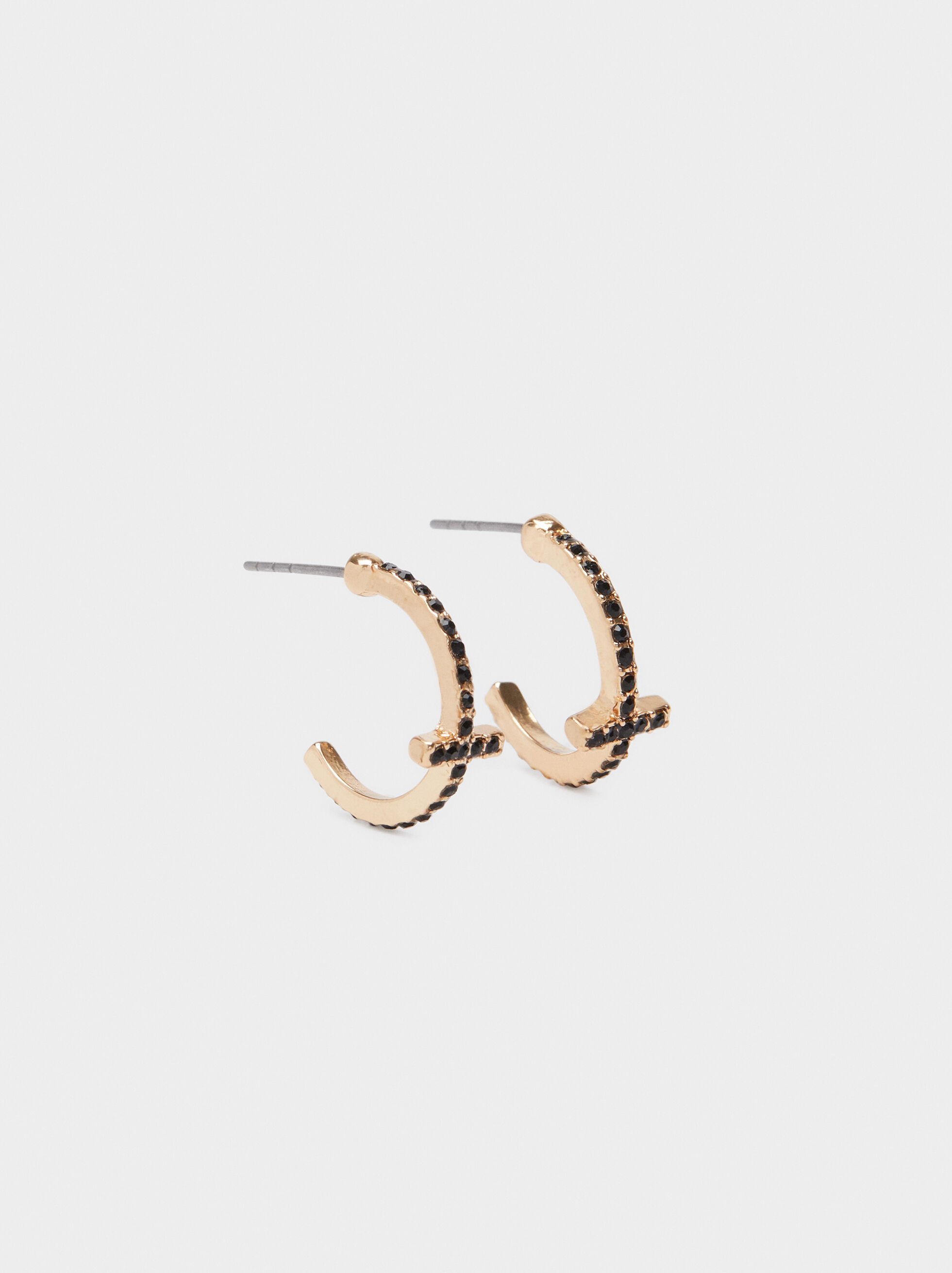 dark gold earrings