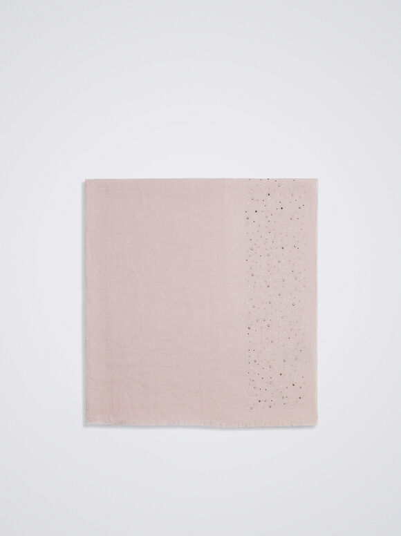 Strass Wedding Scarf, Pink, hi-res