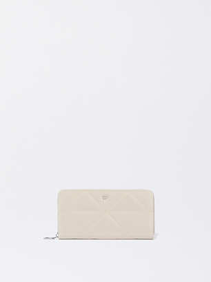 Cartera Con Cremallera, Crudo, hi-res