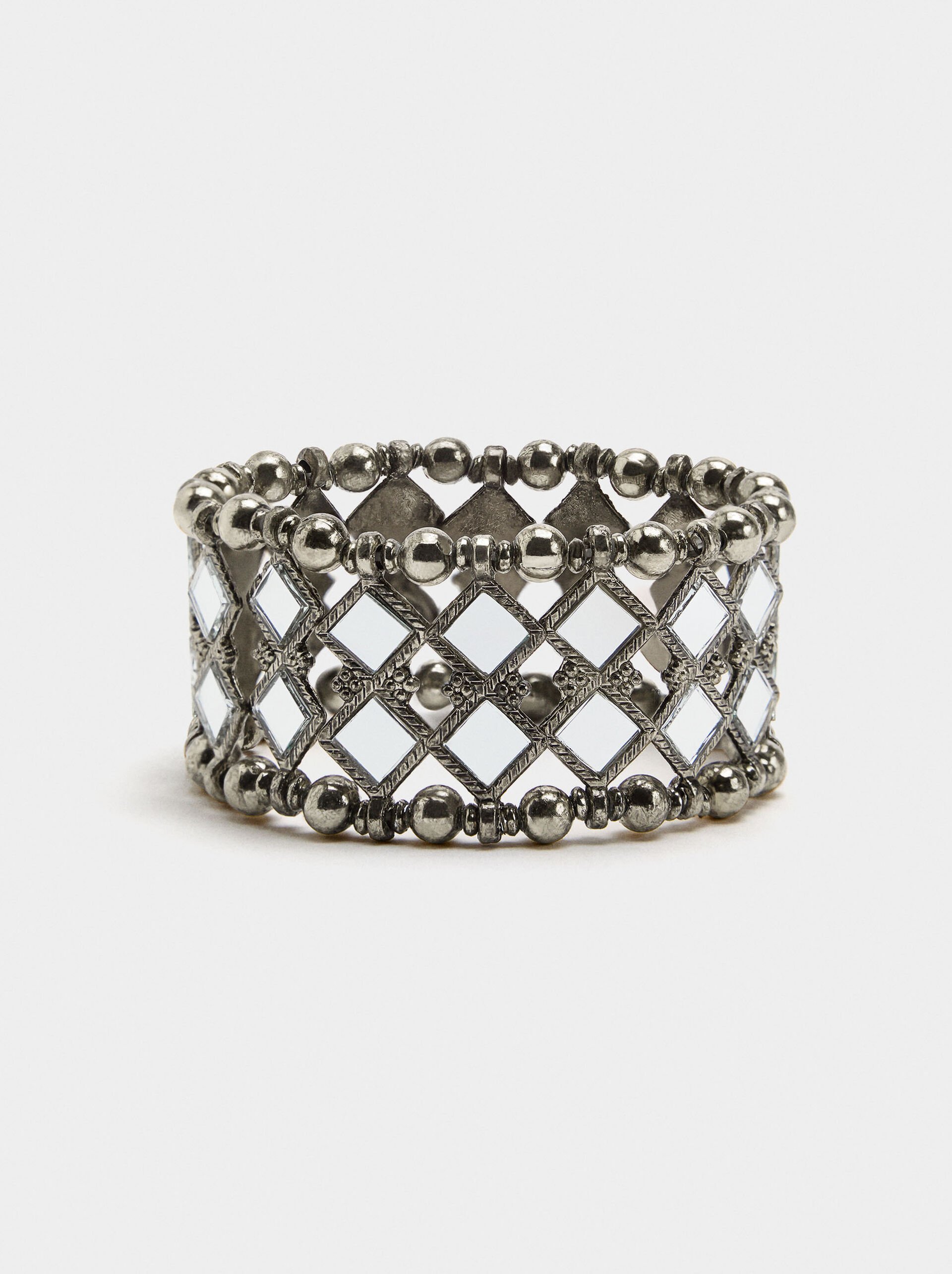 Elastic bracelet mirror lozenges image number 0.0