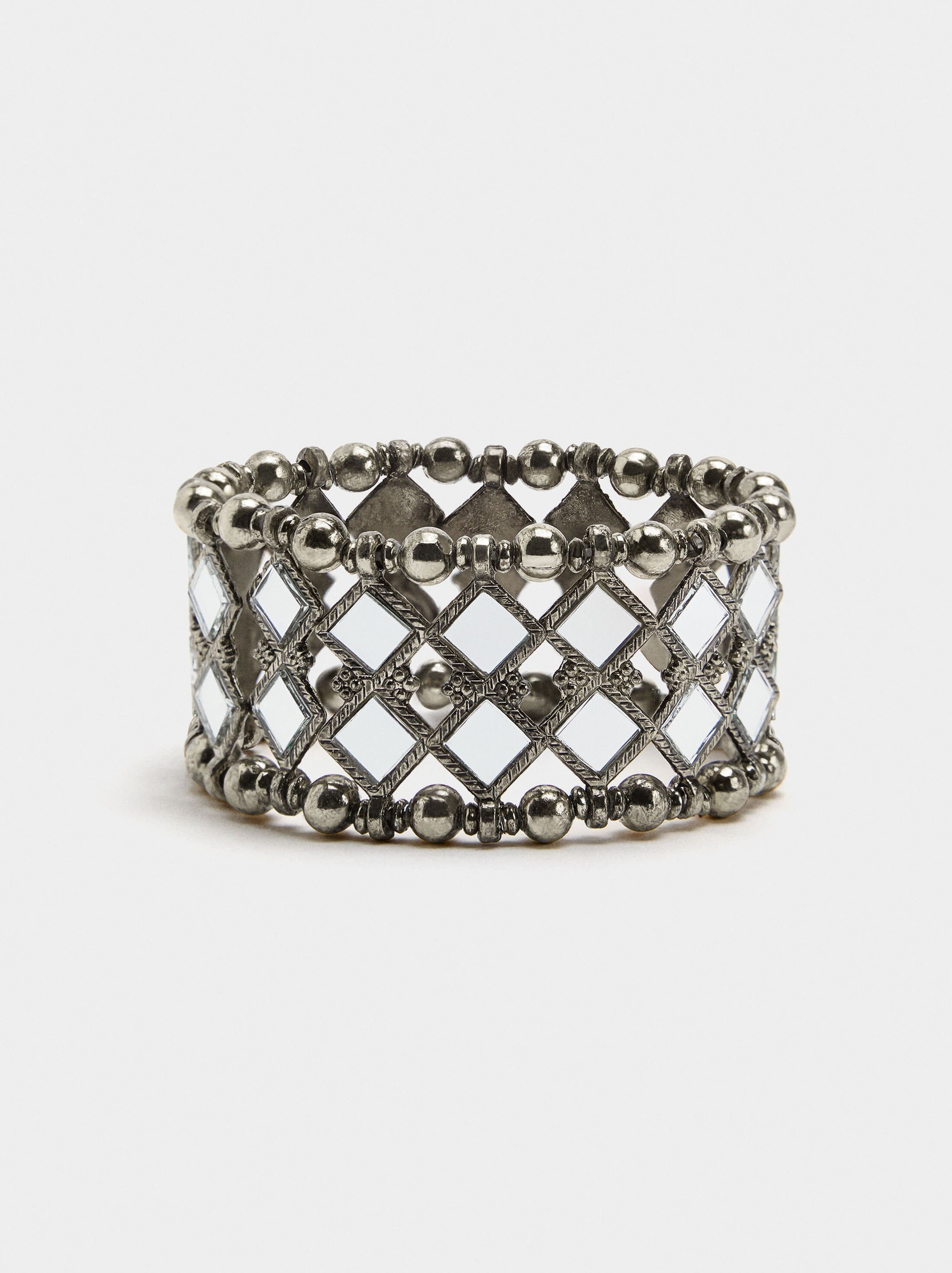 Elastic bracelet mirror lozenges image number 0.0