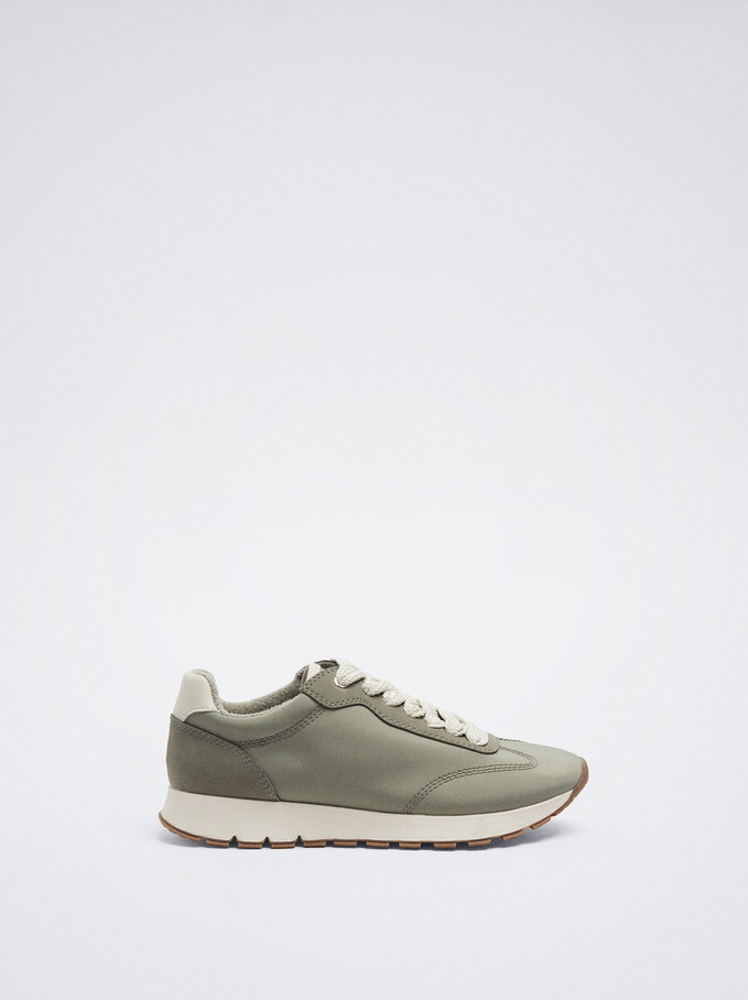 Tennis En Nylon, Kaki, hi-res