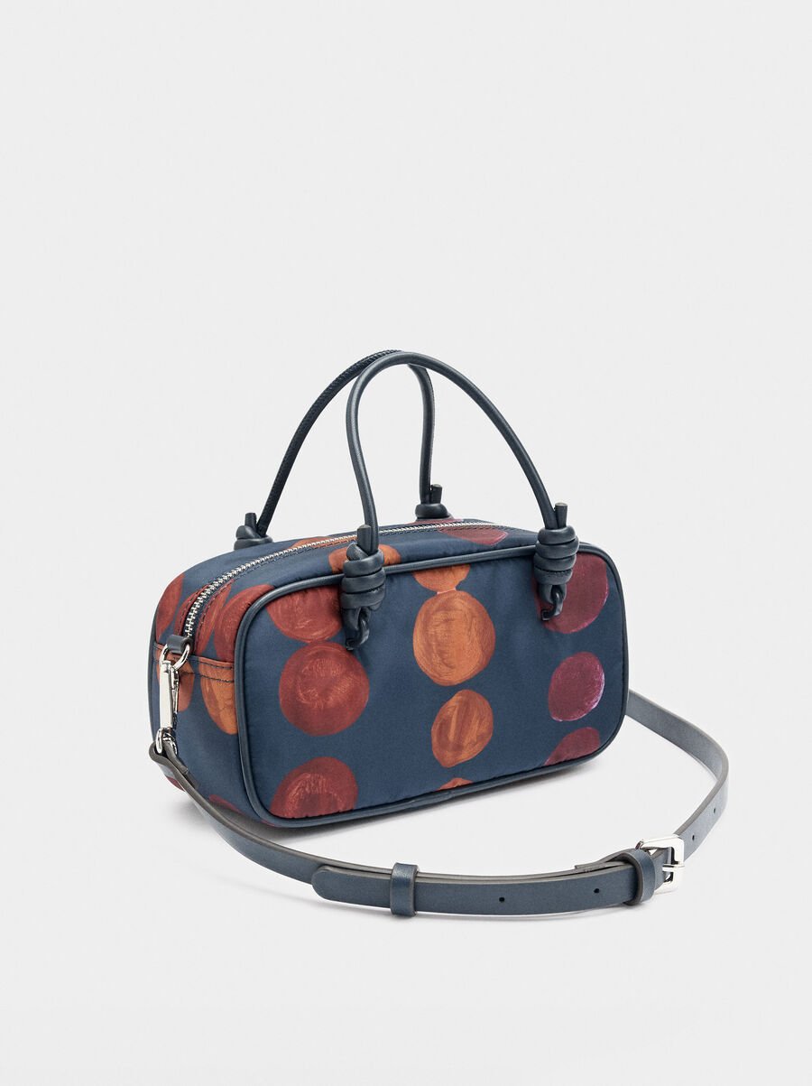 Bolso bowling de nylon