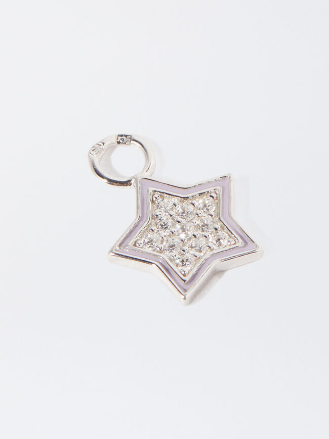 925 Silver Star Charm image number 2.0