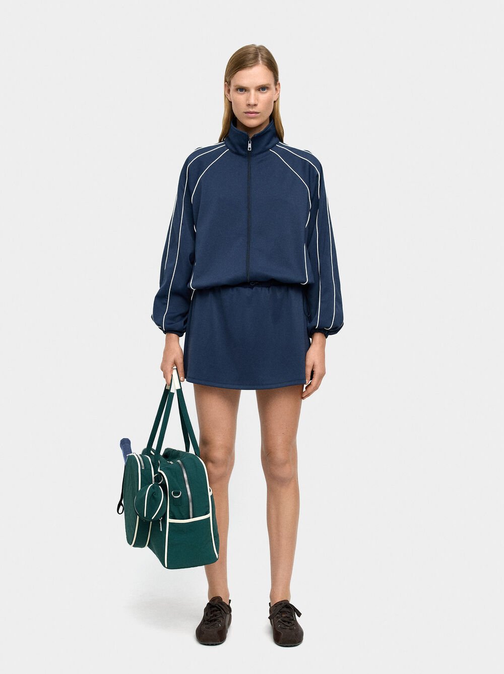 Padel skirt-shorts with adjustable drawstring